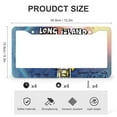 thumbnail image 3 of License Plate Cover Long Island Iced Tea Standard Car Tag Cover Holder 2 Pieces Classic Cocktail Stainless Aluminum License Plate Frames for Women, 3 of 6