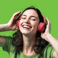 thumbnail image 3 of JLab Studio 2 Wireless Headphones - Coral; Lab Quality Sound, 3 of 5