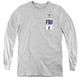 X Files & Mulder Badge Youth Long Sleeve T-Shirt&44; Bruyère Athlétique - Grand – image 1 sur 1