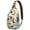 Mushroom (98)-new_38, variant on Sling Backpack Small BackpackTravel Sling Bag for Hiking Dating Gym Cycling Working Marine Adorable Crab