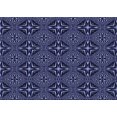 thumbnail image 1 of Ahgly Company Indoor Rectangle Patterned Periwinkle Purple Area Rugs, 6' x 9', 1 of 6