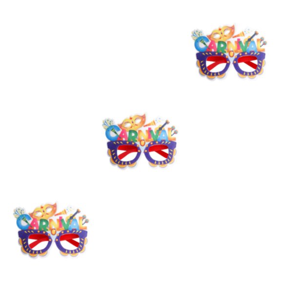 Marco de anteojos de pluma Advancent DIY carnaval decorativo