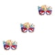 thumbnail image 1 of Marco de anteojos de pluma Advancent DIY carnaval decorativo, 1 of 6