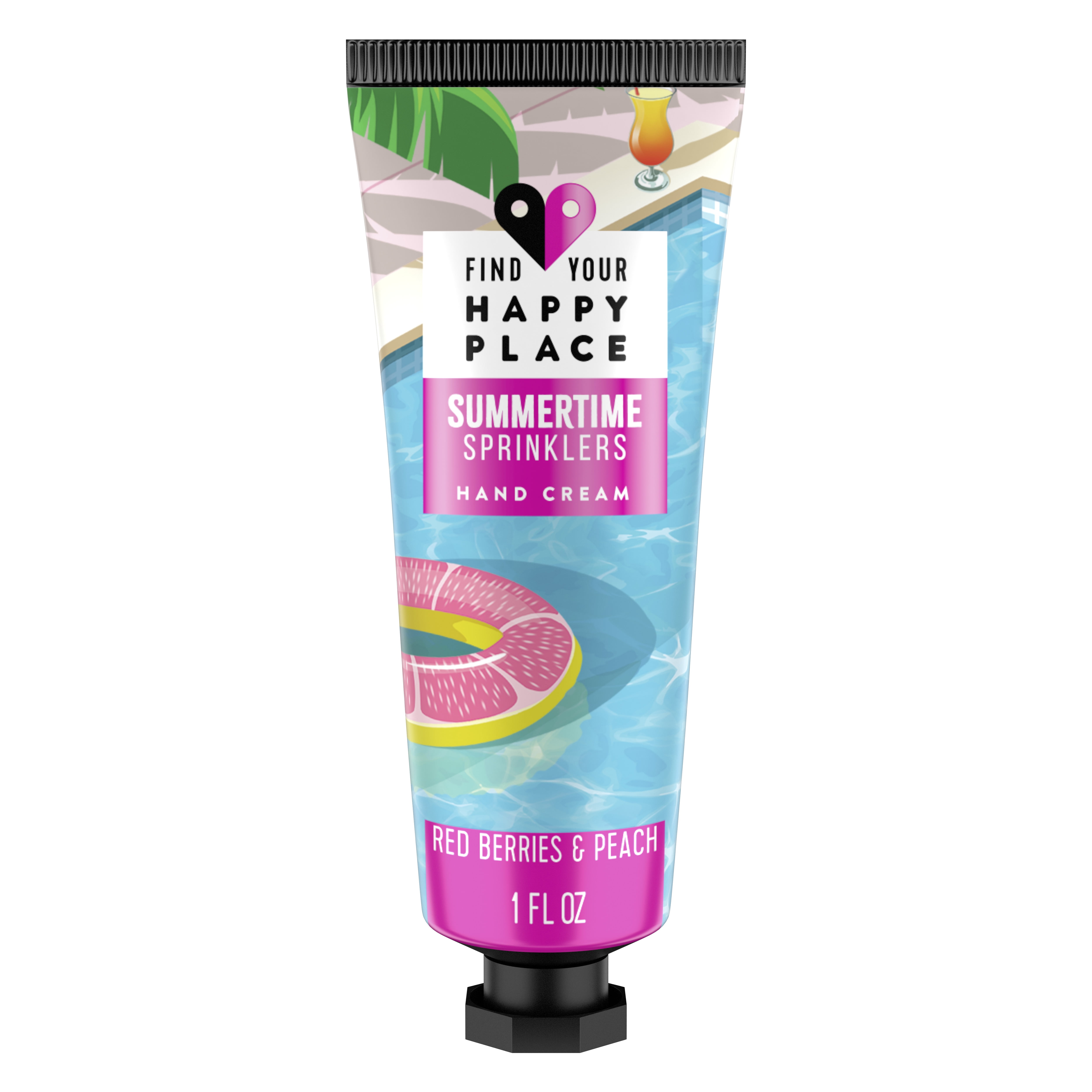 Find Your Happy Place Moisturizing Hand Cream Summertime Sprinklers 1 fl oz