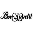 thumbnail image 3 of Bon Appetit - Beautiful Solid Steel Home Decor Decorative Accent Metal Art Wall Sign, 3 of 3