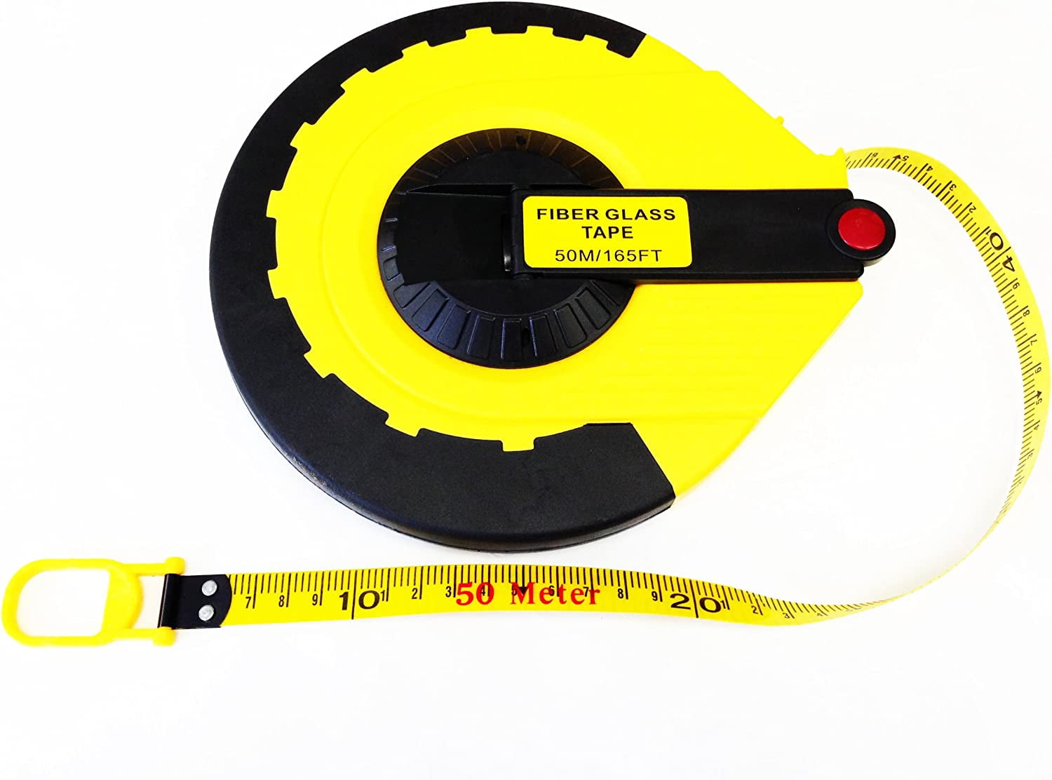 300 Foot Double Sided Fiberglass Long Tape Measure Landscaping Surveying  Tool