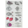 thumbnail image 3 of Papel para tatuajes temporales, 10 unidades de pegatinas para tatuajes temporales de flores de papel, pegatinas para tatuajes falsos, rendimiento confiable, 3 of 14