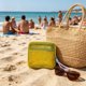 thumbnail image 1 of Bolsa de playa de malla organizadora de viaje con malla de nailon resistente a la arena, ligera y plegable para piscina, gimnasio y uso diario, 13x13x4 cm., 1 of 6