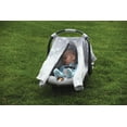 On The Goldbug Car Seat Canopy Cover Neutral Cloud Print
