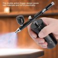 thumbnail image 2 of Portable Mini Air Compressor Kit  Rechargeable Airbrush Paint Spray Gun for Nail Art  Tattoo  Craft  Cake，Black, 2 of 4