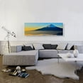 thumbnail image 2 of ARTCANVAS Mount Fuji Home Decor Panoramic Canvas Art Print - Size: 48" x 16" (1.50" Deep), 2 of 9