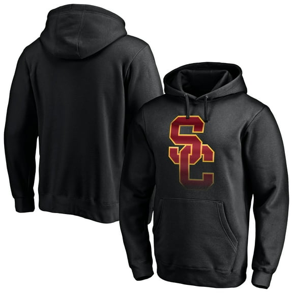 Men's Black USC Trojans Midnight Mascot Pullover Hoodie