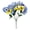 C, variant on Artificial Pansy Bouquet European Style Faux Flower Arrangement for Living Room Dining Table Decor Ciozy