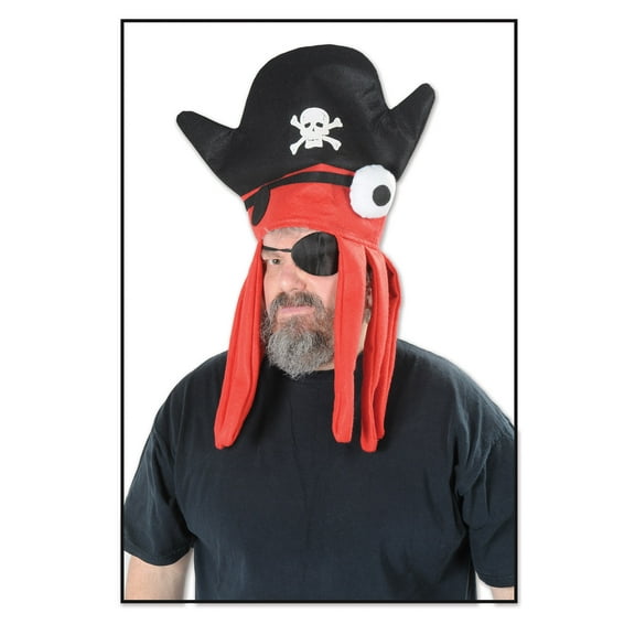 Felt Pirate Squid Hat, (1/Pkg)