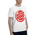 thumbnail image 2 of Burger King Logo Men'S Basic Short Sleeve T-Shirt Fashionable White Medium, 2 of 8