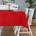 thumbnail image 3 of FOLINS&HOME Red Rectangle 60 x 120 inch Tablecloth - Waterproof & Wrinkle Free Heavy Duty Washable Polyester Table Cloths for Party, Banquet, Dining - Rectangular/Square, 3 of 8