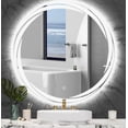 thumbnail image 1 of Espejo Para Baño Redondo, Espejo Con Luz Led 45x45cm, 3 Modos Táctiles, Ideal Como Espejo Para Maquillaje En Dormitorio Y Baño, 1 of 4