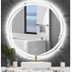 thumbnail image 1 of Espejo Para Baño Redondo, Espejo Con Luz Led 45x45cm, 3 Modos Táctiles, Ideal Como Espejo Para Maquillaje En Dormitorio Y Baño, 1 of 4