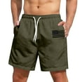 thumbnail image 3 of OHGOD Short Men, Shorts for Men Casual Summer, Mens Lounge Shorts, 1 * Man Shorts - Army Green - 2XL, 3 of 6