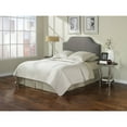 thumbnail image 3 of Bordeaux Upholstered Headboard with Adjustable Height and Sweeping Curve Design, Dolphin Finish, Twin, 3 of 6