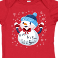 thumbnail image 4 of Inktastic Holiday Snowman Boys or Girls Baby Bodysuit, 4 of 5