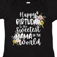 thumbnail image 4 of Inktastic Happy Birthday to the Sweetest Mama in the World Girls Baby Bodysuit, 4 of 5