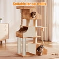 thumbnail image 3 of Tapete Rascador para Gatos, DIY Recortar Gato Alfombra de Pared a Pared Muebles Cojines Gato Protector de Sofá para Gatos Alfombrilla Rascadora Autoadhesiva para Gatos (40x200cm Caqui), 3 of 7
