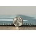 thumbnail image 4 of Outdoor Washable Doral Aqua & Green 3' x 5' Accent Rug, 4 of 8