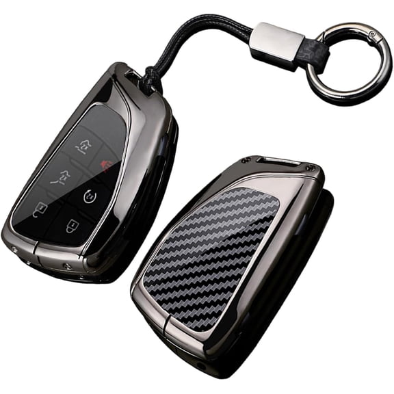 Key Fob Cover Compatible with Fit for 2025 2026 Chevrolet Silverado 1500 2500HD Suburban Tahoe Equinox Corvette Colorado Traverse Keychain Case Holder Protector