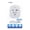 White, variant on Xtreme 15W 3-in-1 White Wall Charger, Type-C, USB-A, 1 Outlet tap, Power Three devices at once