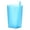 Blue, variant on Training Cup With Straw 12.2oz/12.8oz Plastic Cup with Built in Straw - Sippy Cup For Kids & Smoothie Cup