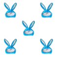 thumbnail image 2 of Wosthever Cotton Bunny Ears Hood Hat for Selfie 21.65x11.02inch Christmas Type2 NO2, 2 of 6