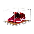 thumbnail image 3 of Deluxe Acrylic Clear Basketball Shoe Display Case with Wood Floor (A025), 3 of 8