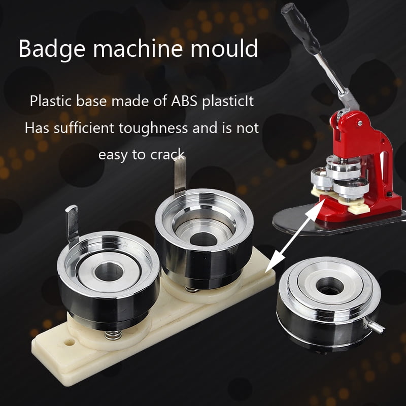 25/32/37/44/58MM Badge ButtonB Maker Die Mold DIY Pin Button Maker Parts Mould, Badge Press Mold School Arts And Crafts Kit ,Easy to Use