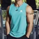 thumbnail image 4 of 2024 Nueva camiseta sin mangas deportiva de fitness para entrenamiento en el gimnasio para hombres, ropa interior holgada de verano sin mangas para hombres, camiseta sin mangas para correr y baloncest, 4 of 5