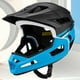 thumbnail image 3 of Casco de bicicleta perfecl de cara completa PC Azul negro, 3 of 8