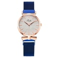 thumbnail image 2 of Resicozy Rose Gold Watch for Women Mesh Strap Fashion CasualQuartz Ladies Watch Blue#3, 2 of 3