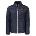 thumbnail image 2 of Men's-Cutter & Buck  Navy Real Salt Lake Big & Tall Rainier PrimaLoft Eco Insulated Full-Zip Puffer Jacket, 2 of 3