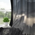 thumbnail image 6 of Gray Misty Forest Blackout Curtain for Living Room,Foggy Mountain Thermal Insulated Drapes for Bedroom (52Wx84L,2 Panels), 6 of 8