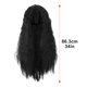 thumbnail image 5 of Peluca sintética negra de moda Pelucas onduladas rizadas largas Pelucas completas naturales para las mujeres, 5 of 7