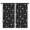 Black Sun Moon-1, variant on Blackout Kids Curtains,Black White Skull Pattern Childrens Insulated Curtains Set Of 2,Bedroom Essentials,Toddler Room Decor 42x54in(106x137cm)