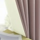thumbnail image 5 of Joydeco Cortinas Opacas 100% Rosa Rosa, 96 Pulgadas De Largo, 2 Paneles, Juego De Cortinas Opacas Para Dormitorio, Sala De Estar, Cortinas De Terciopelo Con Aislamiento Térmico De Lujo, Bolsillo Para, 5 of 5