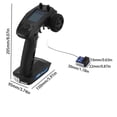 thumbnail image 4 of DTXMX Flysky FS-GT5 6 Channels RC Transmitter with Gyro Receiver FS-BS6 2.4G Radio Controller for RC Buggy Crawler Car Boats Tank, 4 of 7