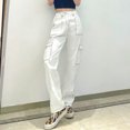 thumbnail image 3 of Y2K Poches Jeans Amples Mode 100 % Coton Pantalons en Denim pour Femmes, 3 of 9