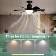 thumbnail image 3 of Lámpara Techo Ventilador LED 30W 3 Velocidades E27 para, 3 of 9