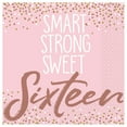 thumbnail image 2 of Sixteen Blush Beverage Napkins (16), 2 of 2