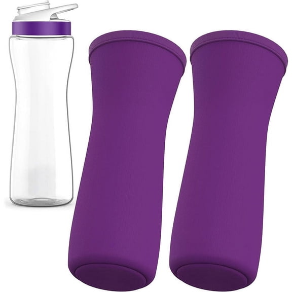 TinyGlam 2PCS Sleeve for Cirkul Water Bottle 22 oz / 32 oz,Water Bottle Sleeve for Cirkul Plastic & Stainless Steel Bottle,Neoprene Insulated Water Bottle Cover for Retaining Temperature