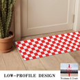 thumbnail image 3 of Red and Black Checkered Pattern Door Rugs,Washable Non Slip Door Mats Indoor,Decorative Door Mats,Entry Mat Indoor for Entrance,Bedroom,Kitchen,Bathroom,16"x47", 3 of 6