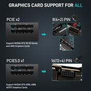 Segotep 850W Fully-Modular Gaming Power Supply 80 Plus Gold Certified PSU with Silent 140mm Fan