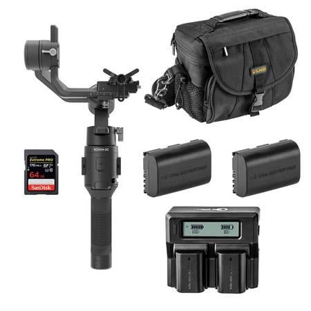 UPC: 0192223121331 | Ronin-SC Gimbal Stabilizer  Bundle with Spare Camera Batteries & Charger  Bag  and 64GB Memory Card